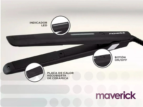 Plancha De Pelo Profesional Planchita Maverick Ceramic