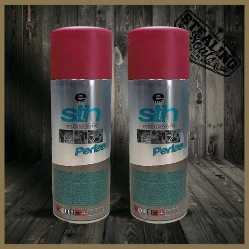 Imagen 1 de 6 de Stretch | Rojo Perlado X2 | Pintura Removible | Linea Perlas