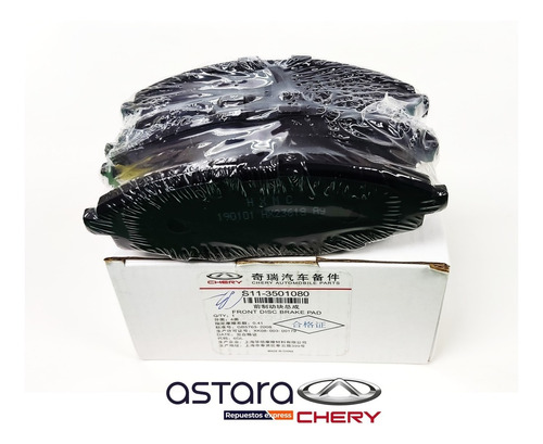 Jgo. Pastillas Delanteras Chery Iq 800 12v 2008-2014