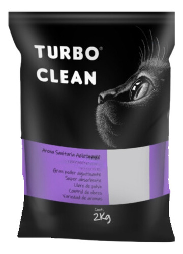 Arena Sanitaria Turbo Clean Aglutinante Aromas 2kg