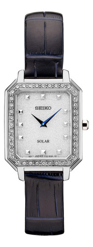 Reloj Seiko Para Mujer Con Bisel De Cristal Y Esfera Con Est