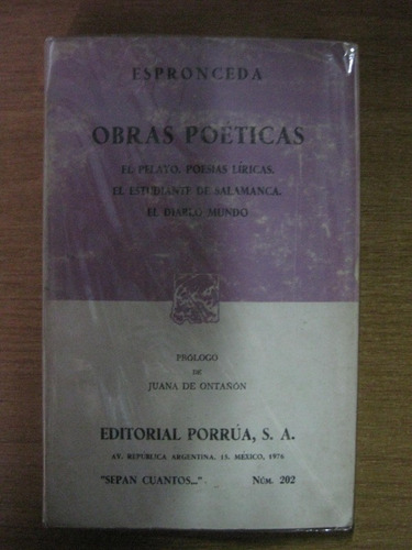 Obras Poeticas