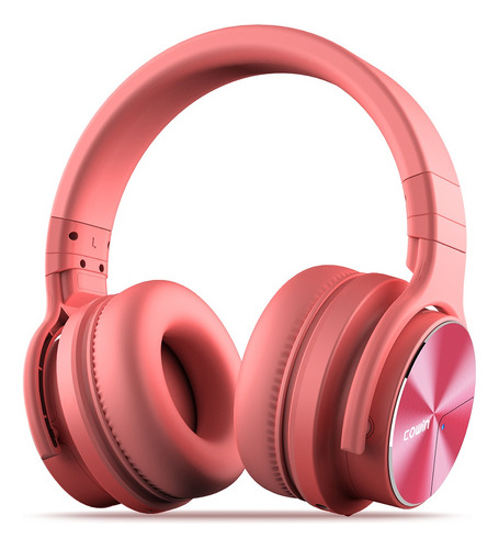 Audífonos Inalámbricos Cowin E7pro rosa Auriculares Bluetooth, Cómoda Experiencia Inalámbrica, Peso Ligero, Graves Intensos, Micrófono Para Llamadas, Anc, 30 Horas De Reproducción Para Viajes/trabajo