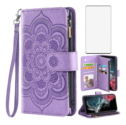 Asuwish Compatible Con Samsung Galaxy S22 Ultra 5g Funda Y S