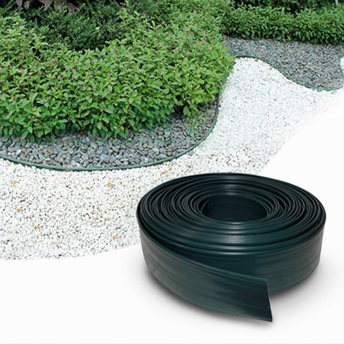 Separador divisor de césped para jardín, 5 metros, color verde