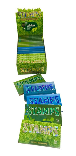 5 Papel Celulosa Stamps 50hjs 78mm Candyclub
