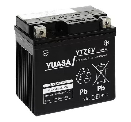 Baterias Yuasa Motos Ytz6v Ytx5l-bs  Yuasa Original