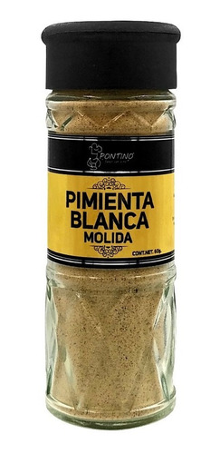 Pontino Pimienta Blanca Molida, 60 G