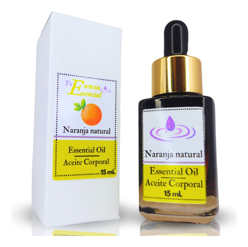 Aceite Esencial De Naranja Natural 15 Ml