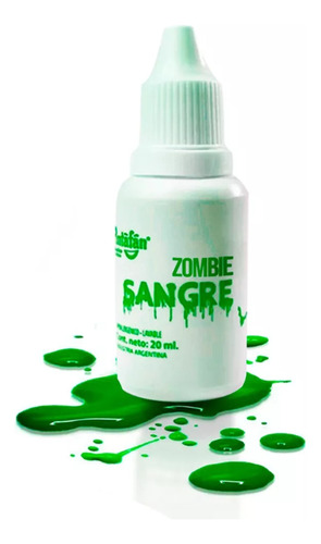 Sangre Verde Halloween Zombie Maquillaje Moco Terror Disfraz