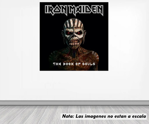 Vinil Sticker Pared 35cm Lado Iron Maiden Modld0008