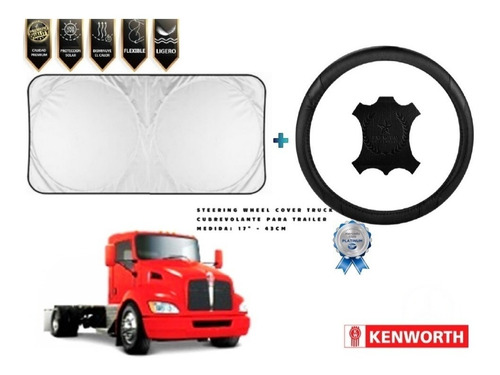 Volante Trailer Negro + Cubresol  Kenworth T800 2019