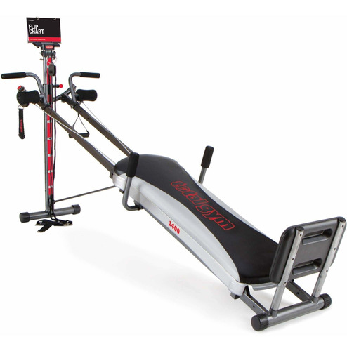 Gym Equipo Maquina Ejercicio Para Hogar 1400 Deluxe Dvd