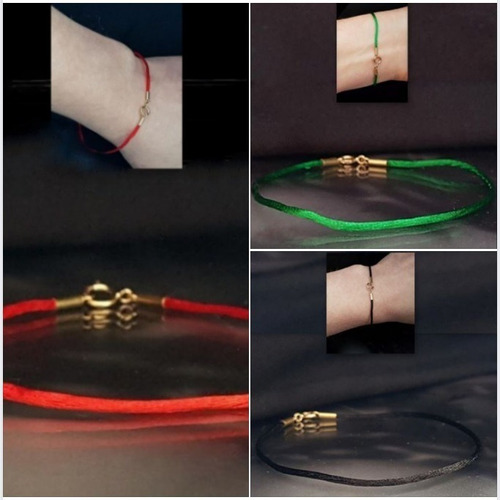 Imagem 7 de 8 de Pedras - Pulseira Cetim, Fecho De Ouro 18kts, Cód371p161