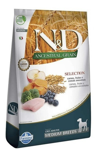 Farmina N & D Ancestral Grain Adulto Mediano 15kg Con Regalo