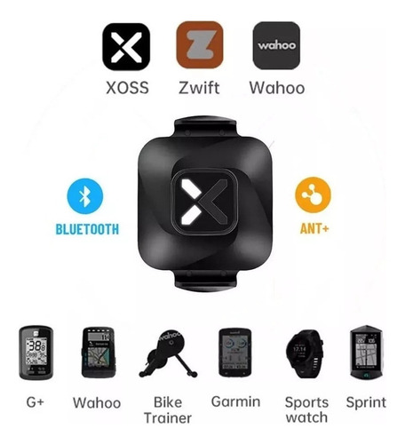 Sensor De Velocidad Y Cadencia Xoss Garmin Strava Bluetooth