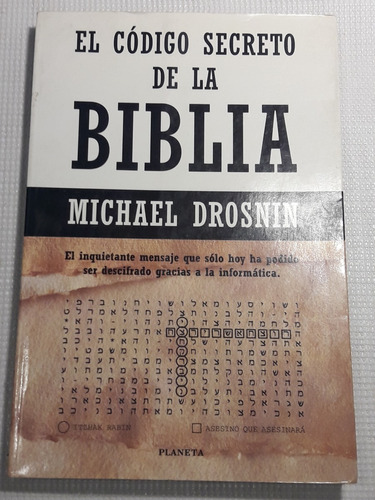 Michael Drosnin - El Código Secreto De La Biblia