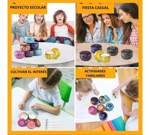 Kit Fabricación Velas Con Molde En Forma David Todo Incluido Azul