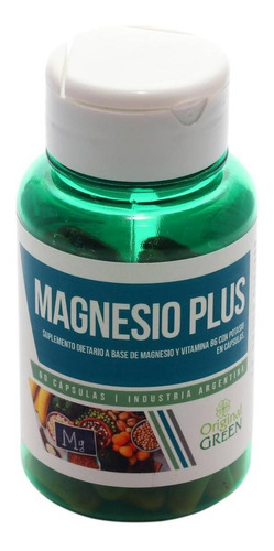Magnesio Plus Original Green Estreñimiento Músculos 60cap