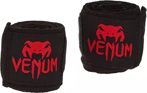 Venum Handwraps Vendas 2.5m Mma Box B-champs Contact Origina Color  Negro/Rojo