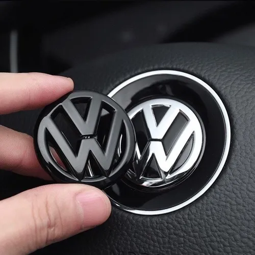 Qc Aplique Emblema Volante Vw Gol Golf Polo Virtus Fox