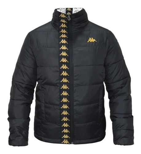 Campera Abrigo Kappa Banda Akai Reversible Invierno Hombre