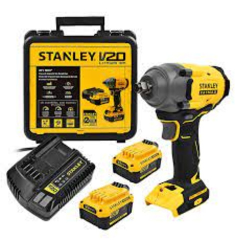 Llave De Impacto Stanley Sbw920m2k 370nm Brushless 2 Bateria