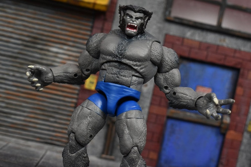 Marvel Legends X-men Beast (gris) The Uncanny Retro Hasbro (Usado)