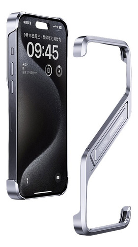 Estuche Con Soporte En T Sin Bisel For Apple 15 Case S