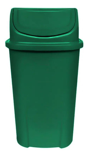 Lixeira Polietileno Basculante 60 L - Verde