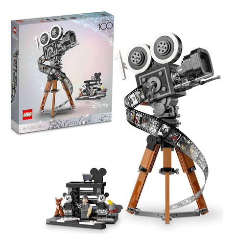 Lego Disney Tributo A Walt Disney Camara + Personajes 43230 Cantidad De Piezas 811