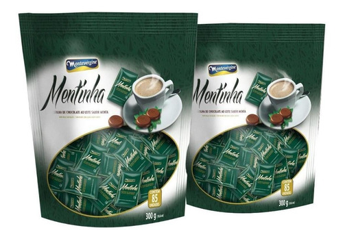 Montevérgine Chocolate Com Menta, Mentinha 170 Pastilhas