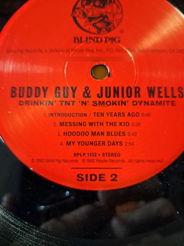 Lp - Buddy Guy & Junior Wells -drinkin' Tnt 'n' Smokin' Dyna