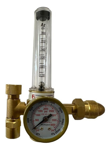 Regulador Con Flujómetro Para Argón Flame Tech Cga580
