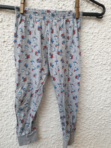 Pantalon Niño Gris Con Dibujos 2 A 3 Años.