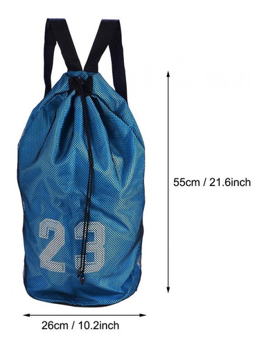 Mochila De Malla Para Entrenamiento De Baloncesto, Fútbol, F