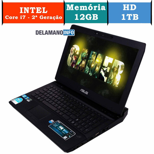 Imagem 4 de 7 de Notebook Asus Republic Of Gamers I7 12gb Gtx 460m (10244)