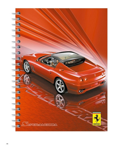 Cuaderno Profesional Pasta Dura Ferrari Cuadricula A Elegir