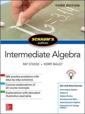 Libro Schaum's Outline Of Intermediate Algebra, Third Edi...