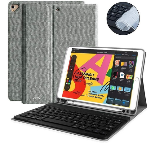 Funda Con Teclado Para iPad De 8ª Generacion De 10,2 Pulga