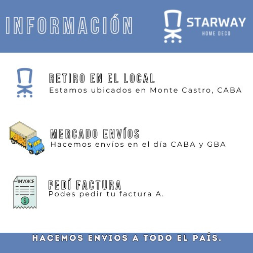 Silla Ergonomica Oficina Con Apoyapies Starway Home Deco