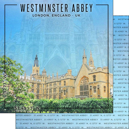 Scrapbook Customs 39984 Westminster Abbey London England Uk