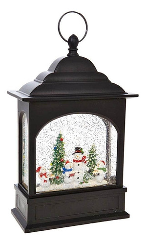 Raz Imports Muneco De Nieve Caroler - Linterna De Agua Ilumi