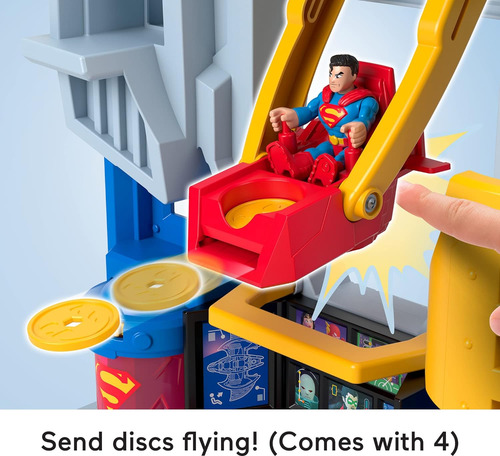 Fisher-price Imaginext Dc Super Friends Cuartel General De S