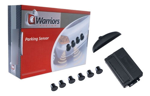 Sensor De Reversa 6 Puntos Color Negro Warriors 19mm