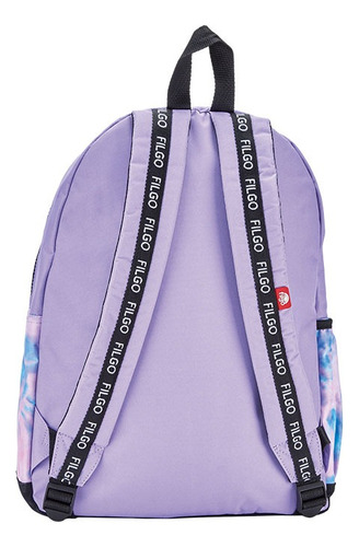 Mochila 42cm Espalda Keiway Aesthetic Portanotebook Filgo Violeta Batik
