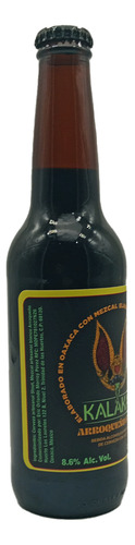 Cerveza Artesanal Stout Con Mezcal Arroqueño Kalakas Oaxaca