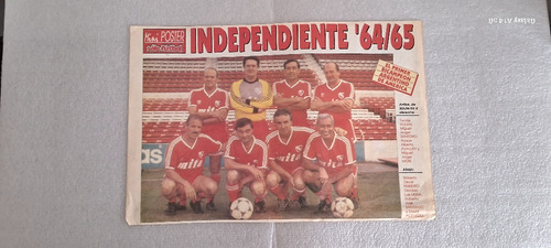 Póster Retro Independiente 1964/65