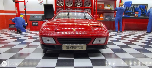 Ferrari 348 Ts Burago Escala 1 18, Rojo (Usado)
