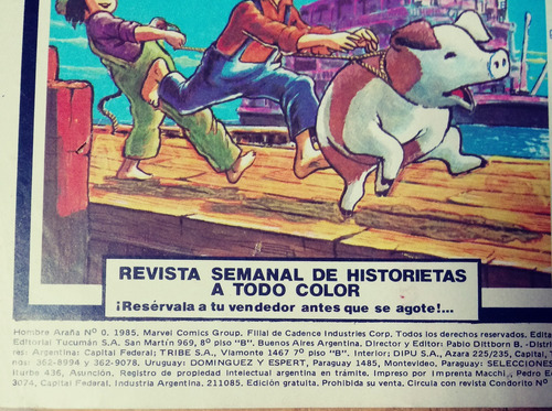 El Asombroso Hombre Araña # 0 (1985 Editorial Tucumán) (Usado)